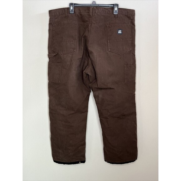 Berne Brown Insulated Carpenter Pants 38x32 Very Nice - Picture 7 of 12